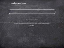 Tablet Screenshot of angelanazworth.com